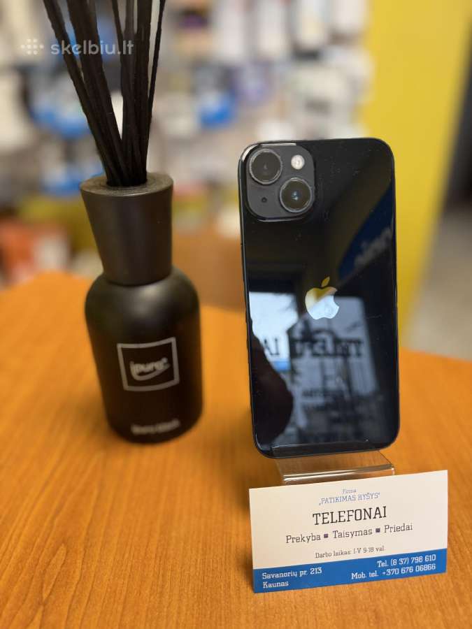 iPhone 14 Black 128gb Su Garantija - nuotraukos Nr. 2