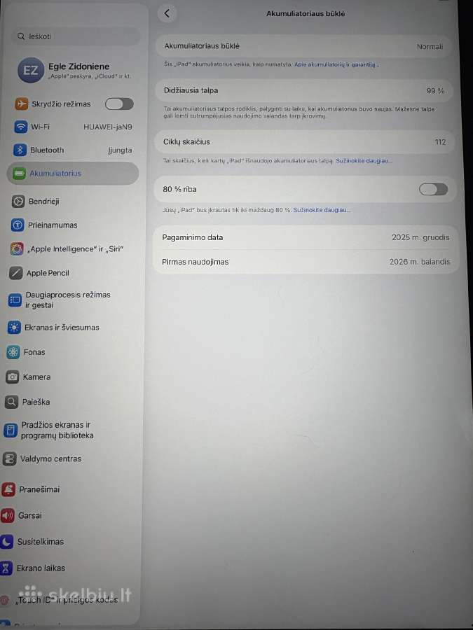 Apple iPad Air 13 M4 - nuotraukos Nr. 5