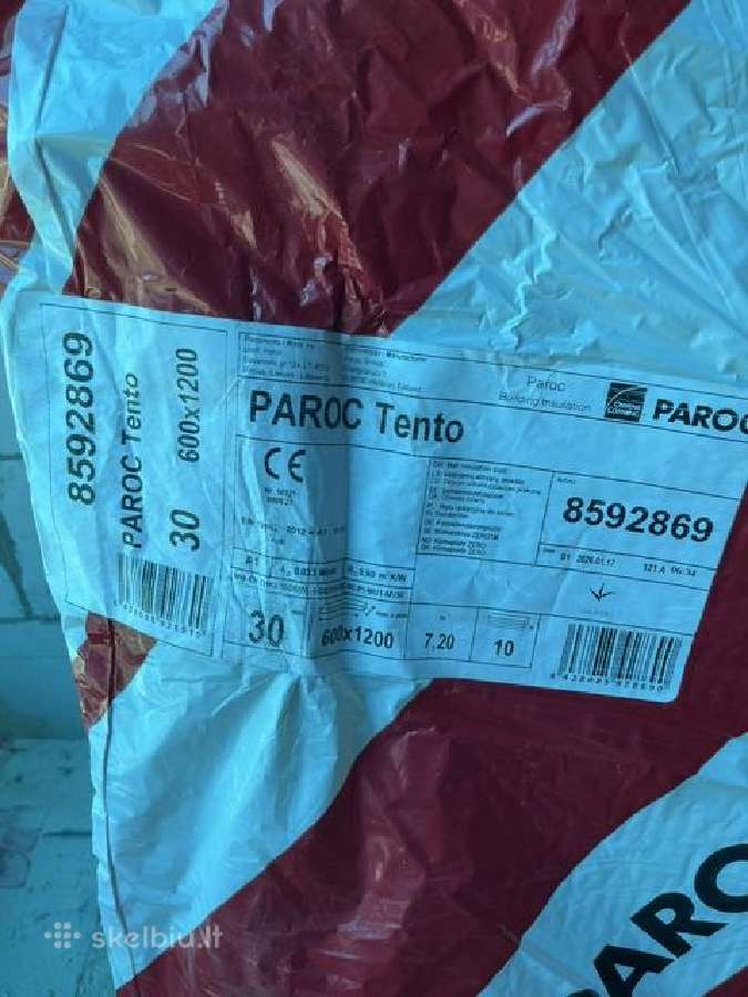 Mineralinė vata Isover Standard 35 ir Paroc Tento - nuotraukos Nr. 2