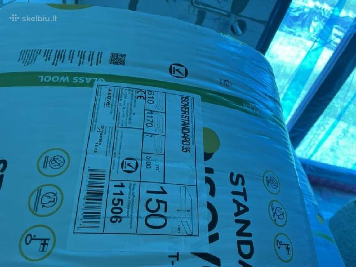 Mineralinė vata Isover Standard 35 ir Paroc Tento - nuotraukos Nr. 9