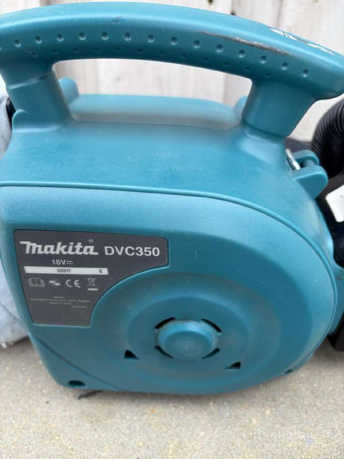 Makita Dvc350 18vakumuliatorinis dulkių siurblys - nuotraukos Nr. 3