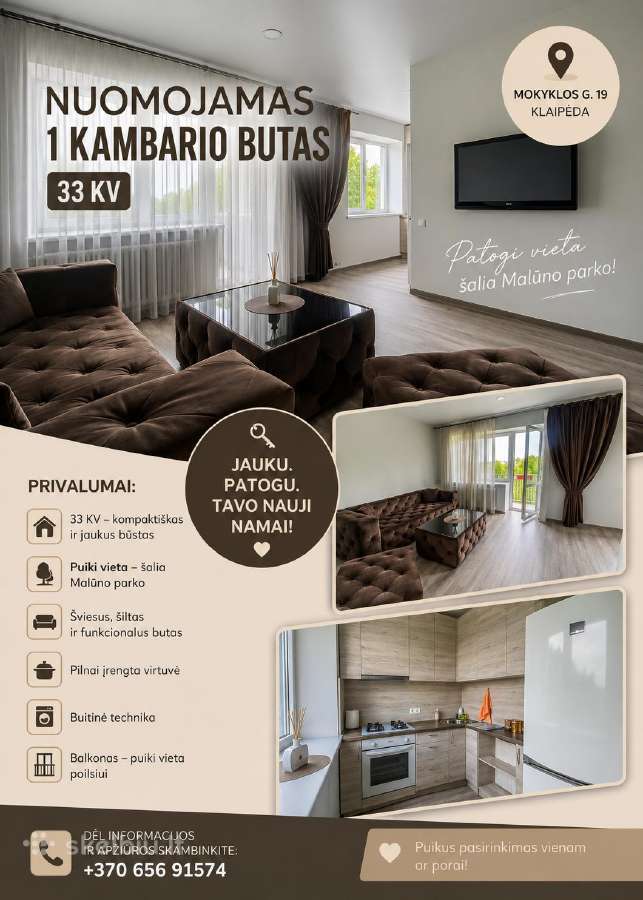 1 kambario butas prie Akropolio - nuotraukos Nr. 22