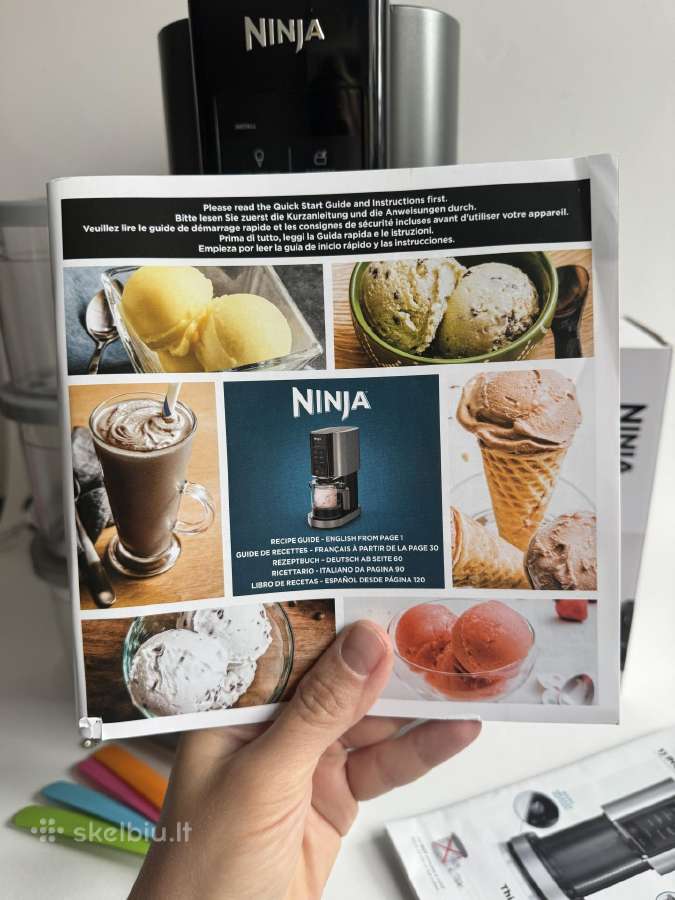 Ledų gaminimo aparatas Ninja Creami su priedais - nuotraukos Nr. 6