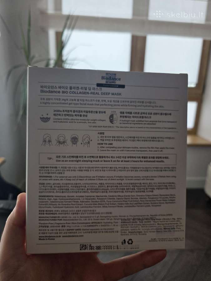 Biodance Bio-collagen Real Deep Mask kaukės 4vnt. - nuotraukos Nr. 2
