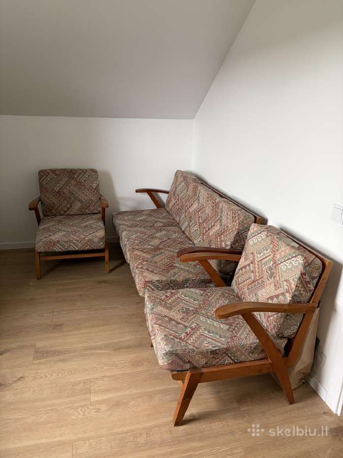 Vintažiniai Mid Century baldai - sofos - nuotraukos Nr. 3