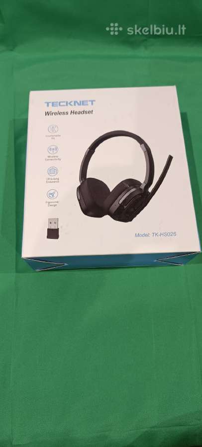 Belaidės ausinės Tecknet Wireless Headset Tk-hs026 - nuotraukos Nr. 2