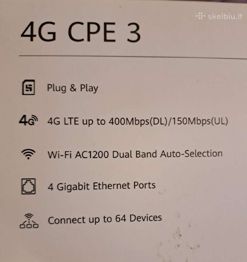 4G Lte WiFi 400mbps - nuotraukos Nr. 4