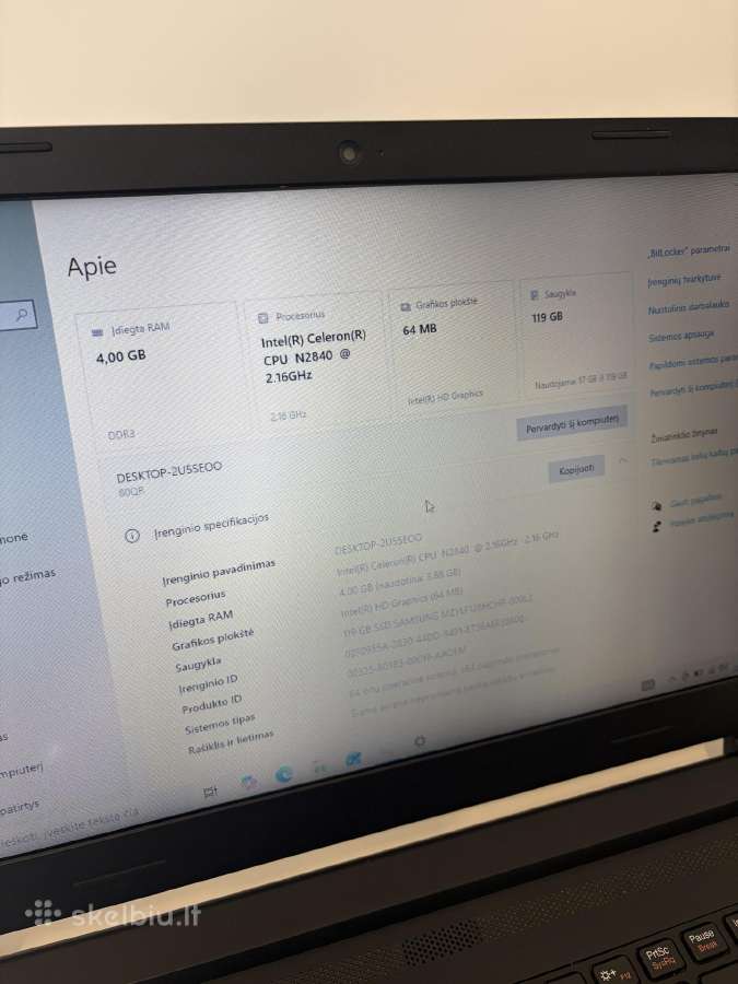 Lenovo B50-10 - nuotraukos Nr. 3