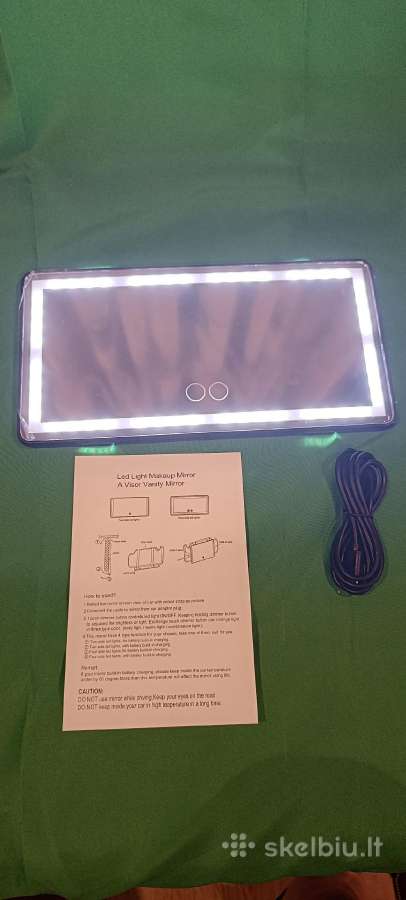 Saulės skydelio veidrodėlis su LED apšvietimu - nuotraukos Nr. 3