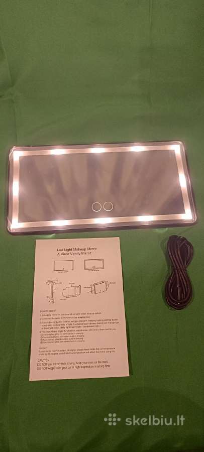 Saulės skydelio veidrodėlis su LED apšvietimu - nuotraukos Nr. 4