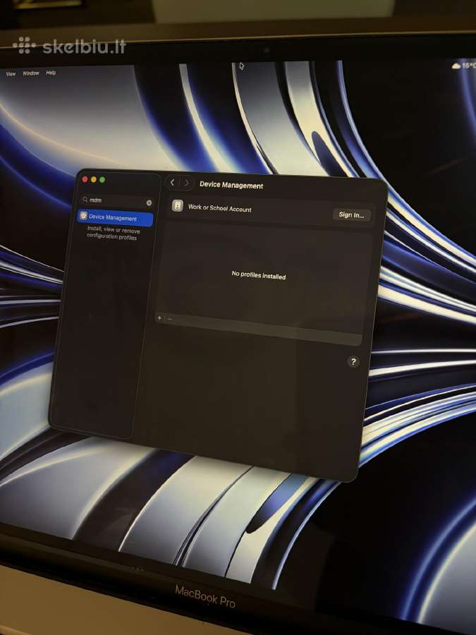 MacBook Pro (16-inch, 2019) 16gb, 512 SSD - nuotraukos Nr. 7