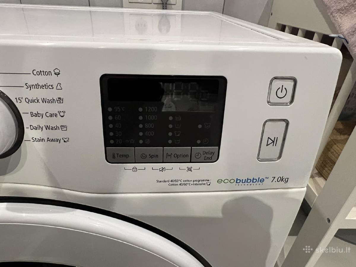 Parduodama Samsung Ecobubble 7 kg skalbimo mašina - nuotraukos Nr. 4