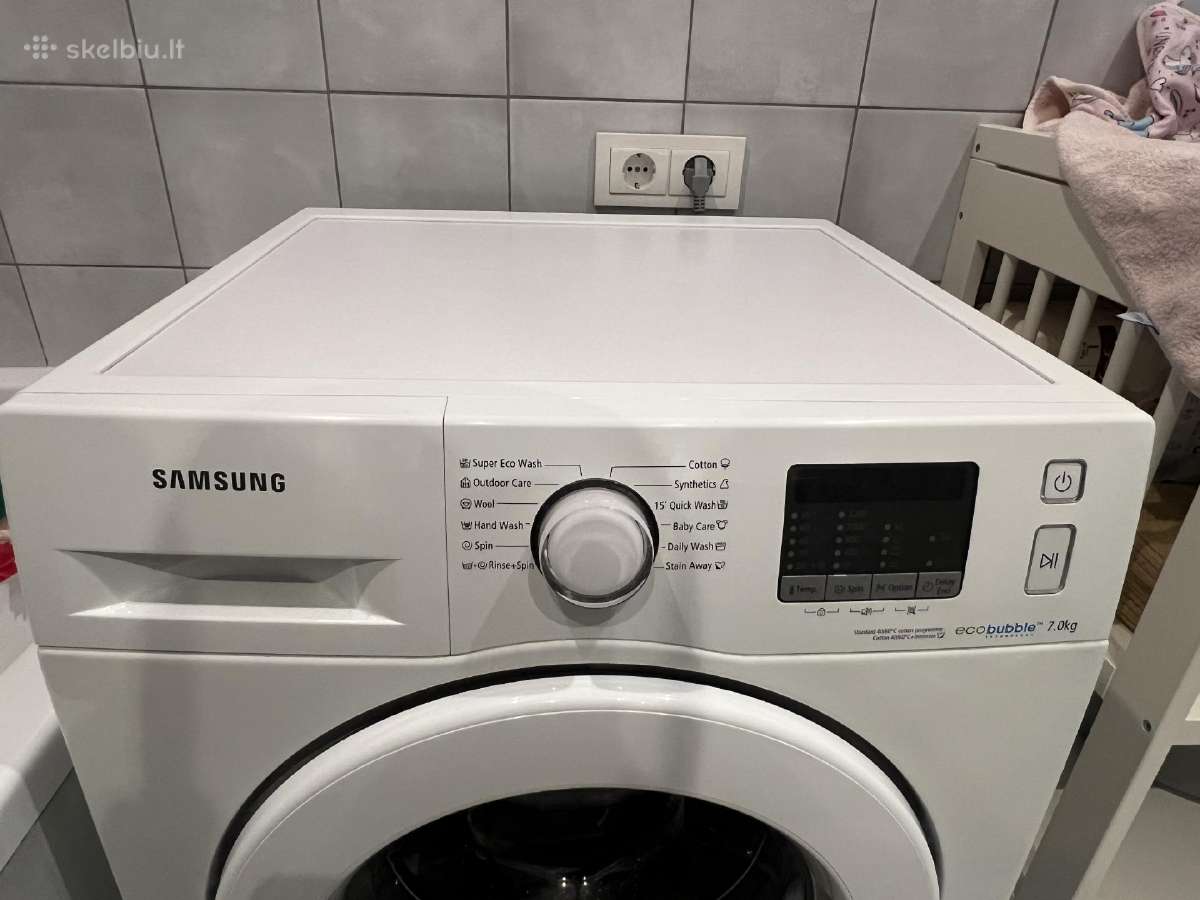 Parduodama Samsung Ecobubble 7 kg skalbimo mašina - nuotraukos Nr. 5