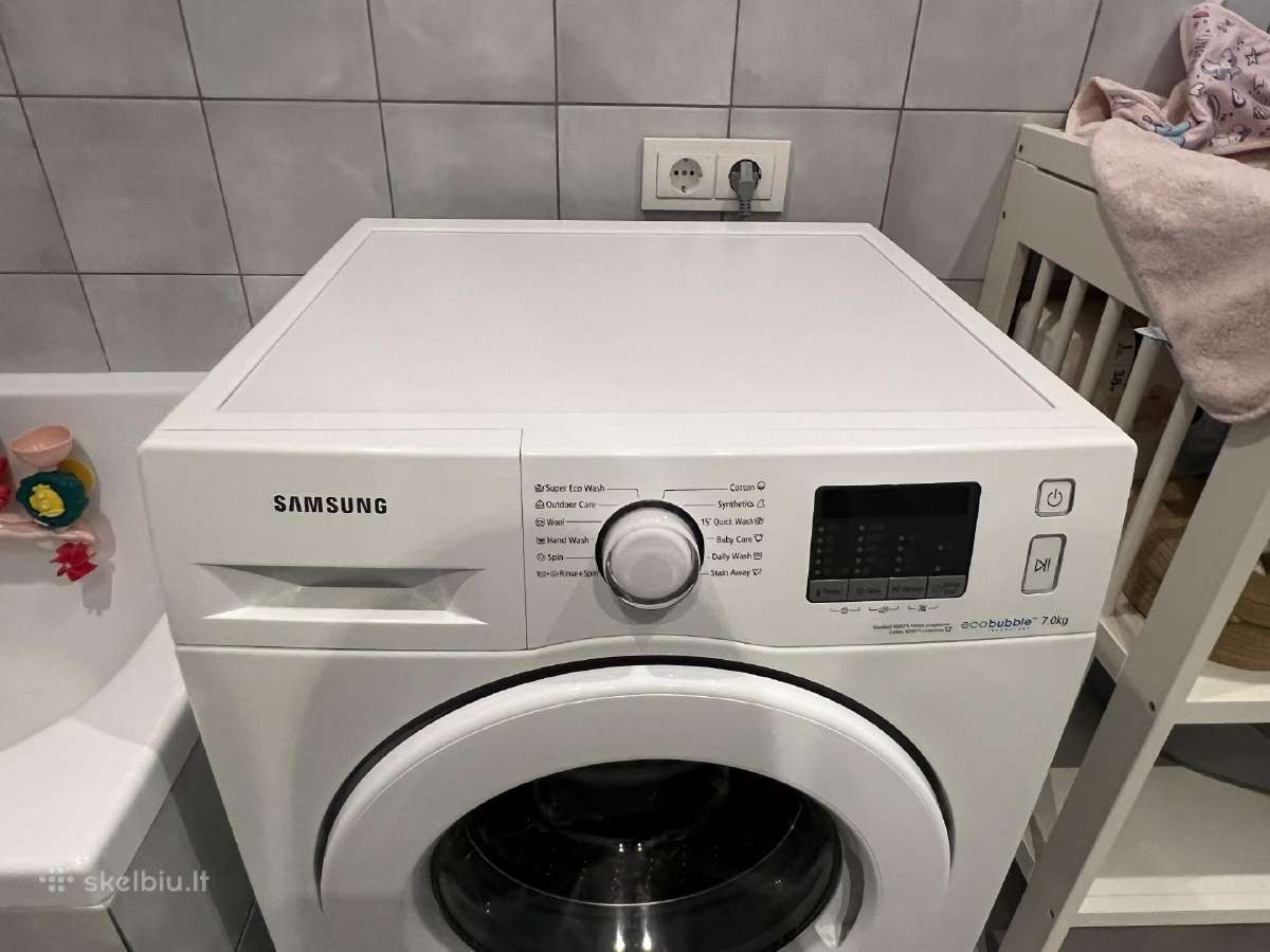 Parduodama Samsung Ecobubble 7 kg skalbimo mašina - nuotraukos Nr. 9
