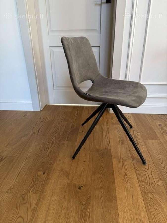 Sofaforma valgomojo kėdės po vieną - pilkos, sukam - nuotraukos Nr. 2