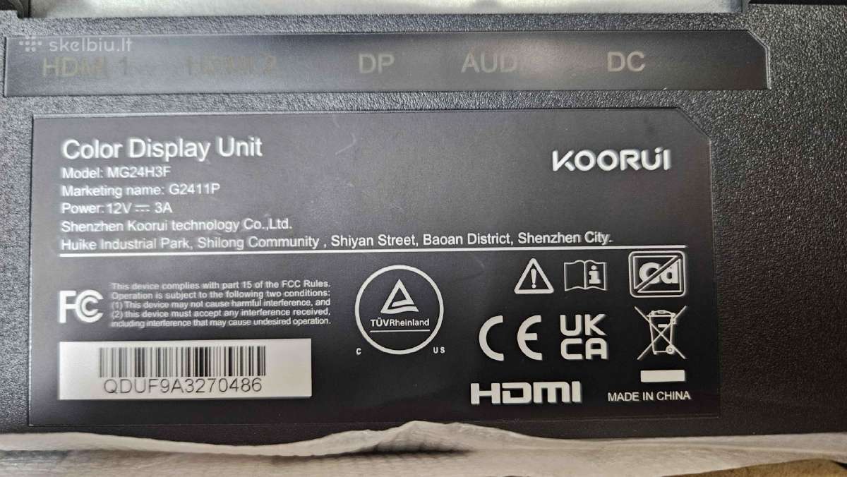 Koorui G2411p - nuotraukos Nr. 4