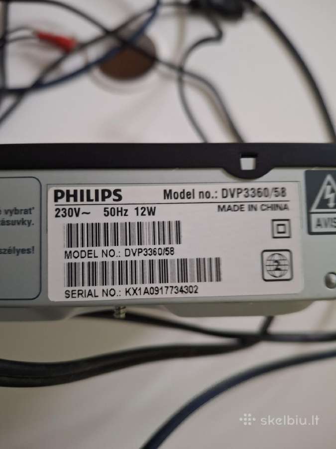 Parduodu naudotą Philips Dvd player, Hdmi - nuotraukos Nr. 3