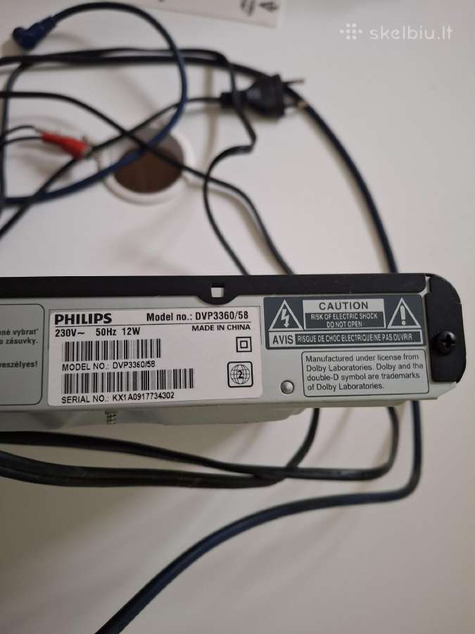 Parduodu naudotą Philips Dvd player, Hdmi - nuotraukos Nr. 4
