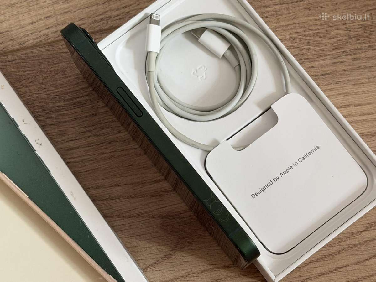 iPhone 13 128gb žalias su 86% baterija! - nuotraukos Nr. 4