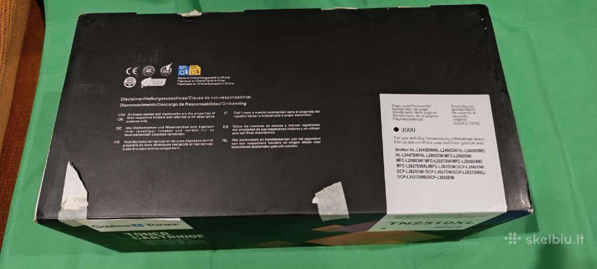 Tonerio kasetes Brother Swiss Toner Tn2510xl 2 vnt - nuotraukos Nr. 4