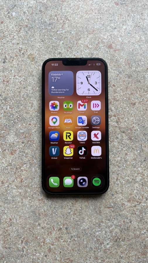 Tvarkingas, Prižiūrėtas iPhone 13 128gb - nuotraukos Nr. 3