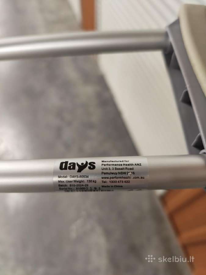 Reguliuojami pažastiniai ramentai „days“ – 2 vnt. - nuotraukos Nr. 2