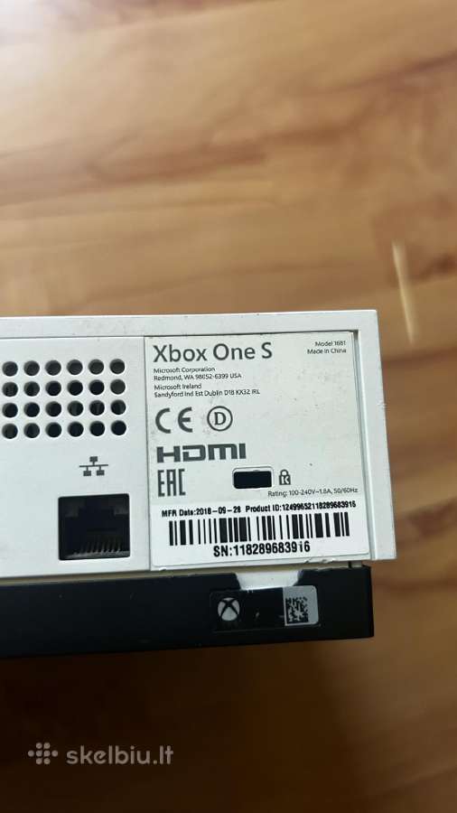 Xbox one s - nuotraukos Nr. 4
