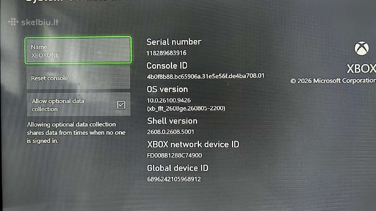 Xbox one s - nuotraukos Nr. 8