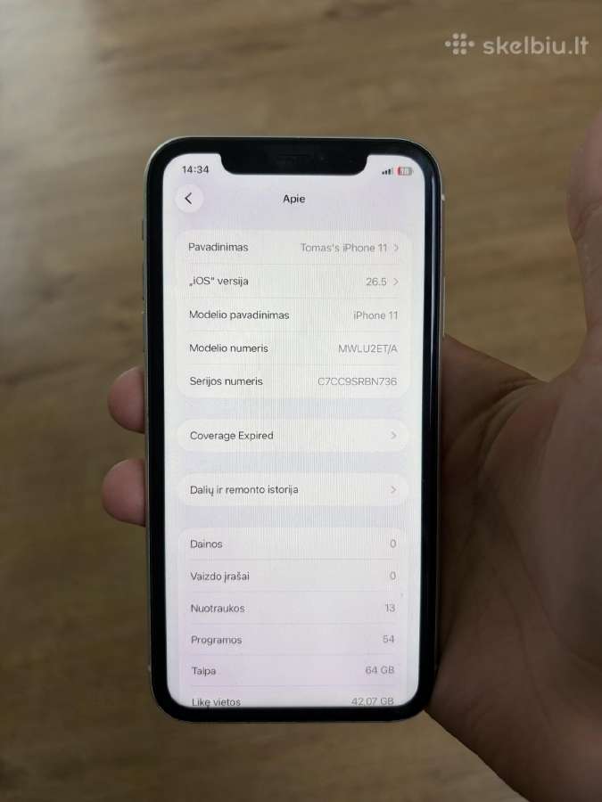 iPhone 11 64gb - nuotraukos Nr. 6