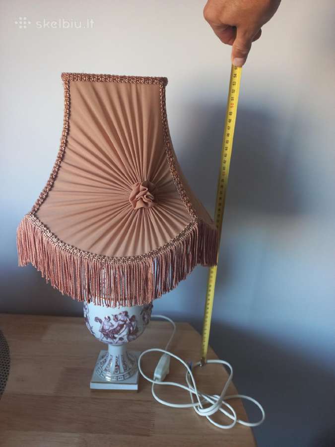 Stalo šviestuvas ( Capodimonte) Italija siunčiu. - nuotraukos Nr. 10