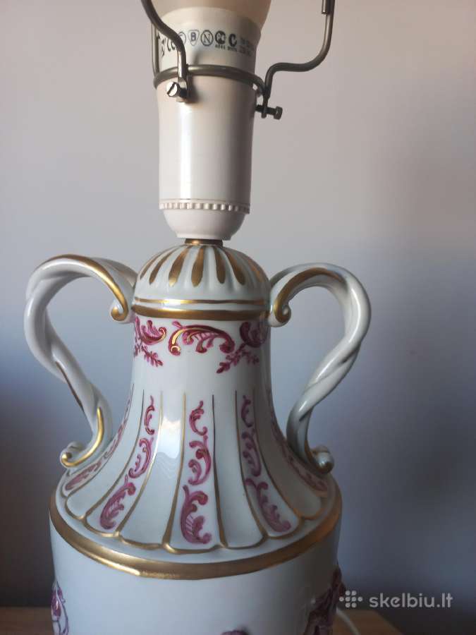 Stalo šviestuvas ( Capodimonte) Italija siunčiu. - nuotraukos Nr. 15