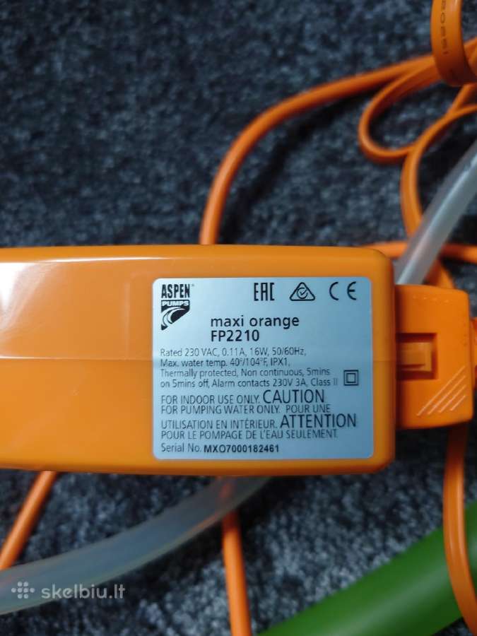 Aspen maxi orange kondicionierius siurblys - nuotraukos Nr. 3