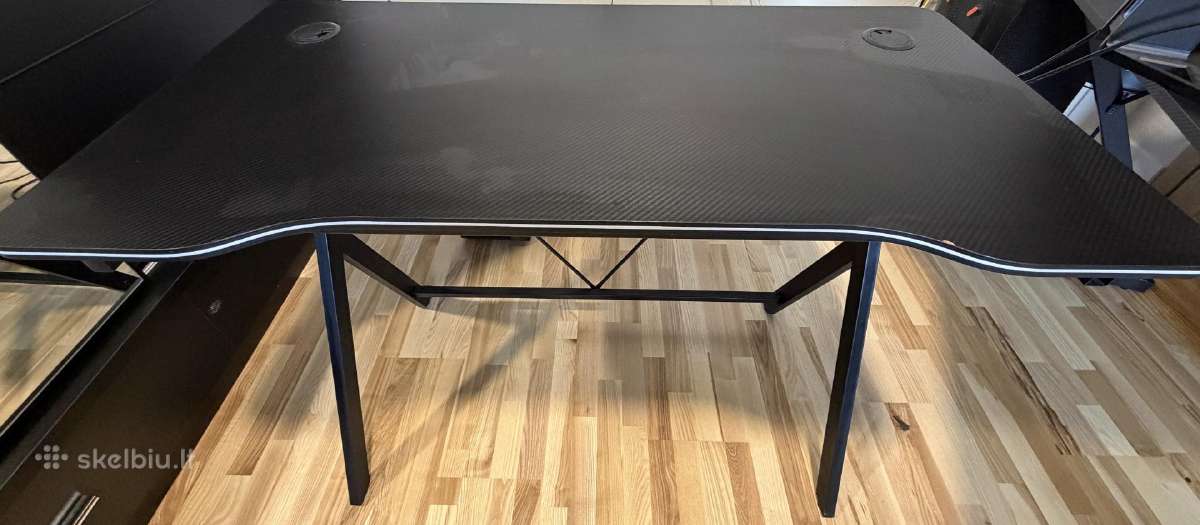 "Huzaro Hero 1.4 Gaming Desk Black" stalas - nuotraukos Nr. 8