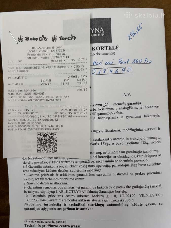 Automobilinė kėdutė - nuotraukos Nr. 7