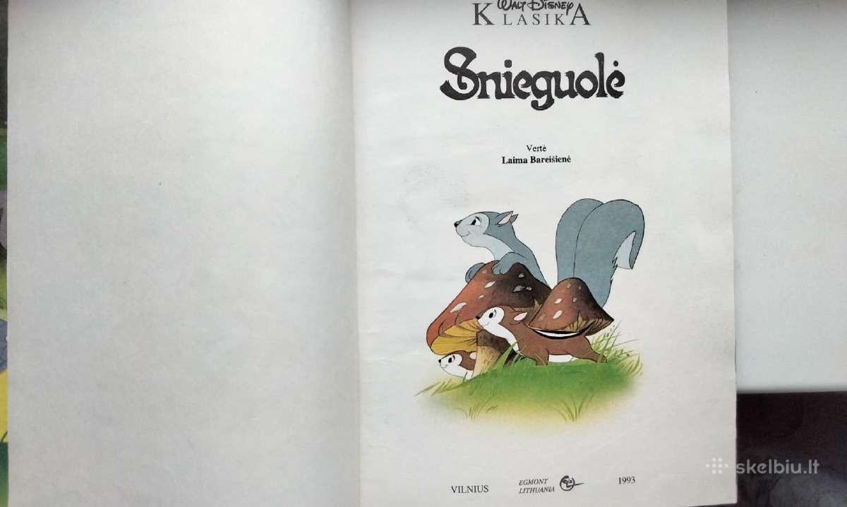 Walt Disney. Snieguolė. 1993 m. leid. - nuotraukos Nr. 3