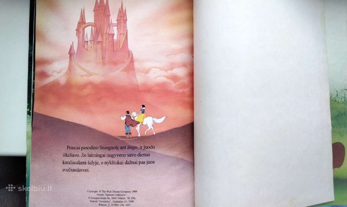 Walt Disney. Snieguolė. 1993 m. leid. - nuotraukos Nr. 16