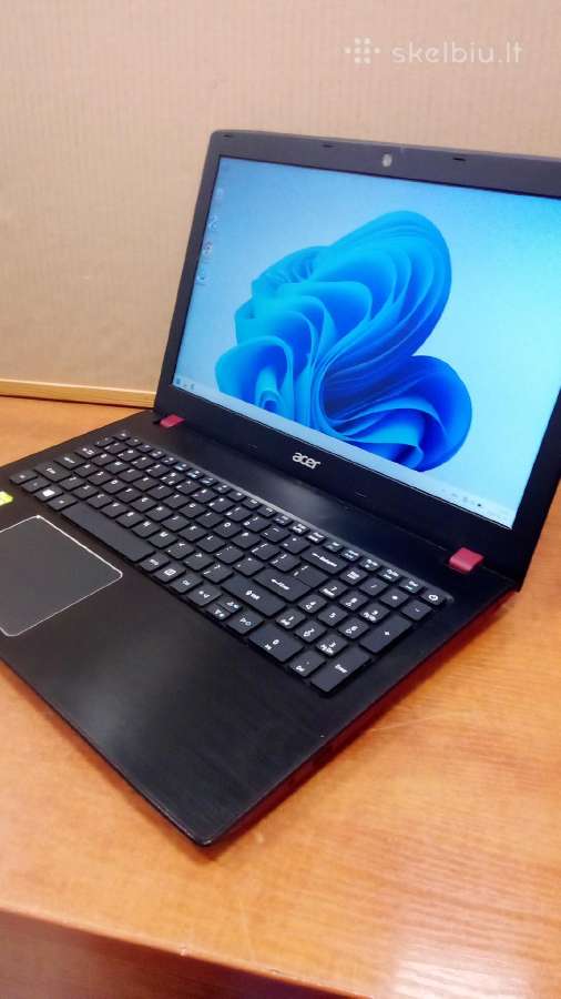 Acer Aspire E5 Intel Core i3 128gb SSD, garantija - nuotraukos Nr. 2