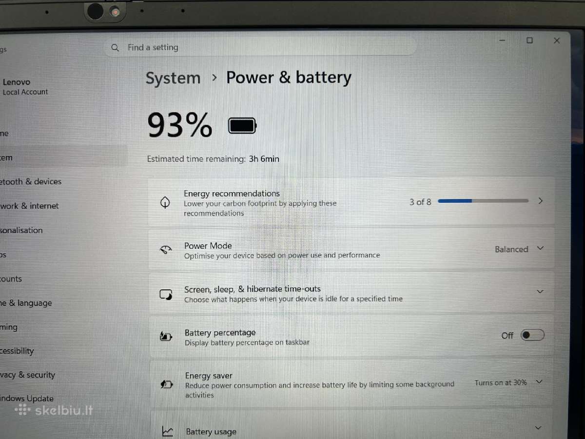 Lenovo thinkpad E15 gen 2 - nuotraukos Nr. 3