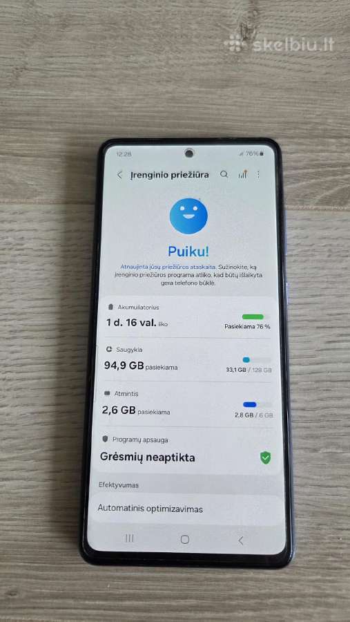Naudotas A72 samsung telefonas - nuotraukos Nr. 5