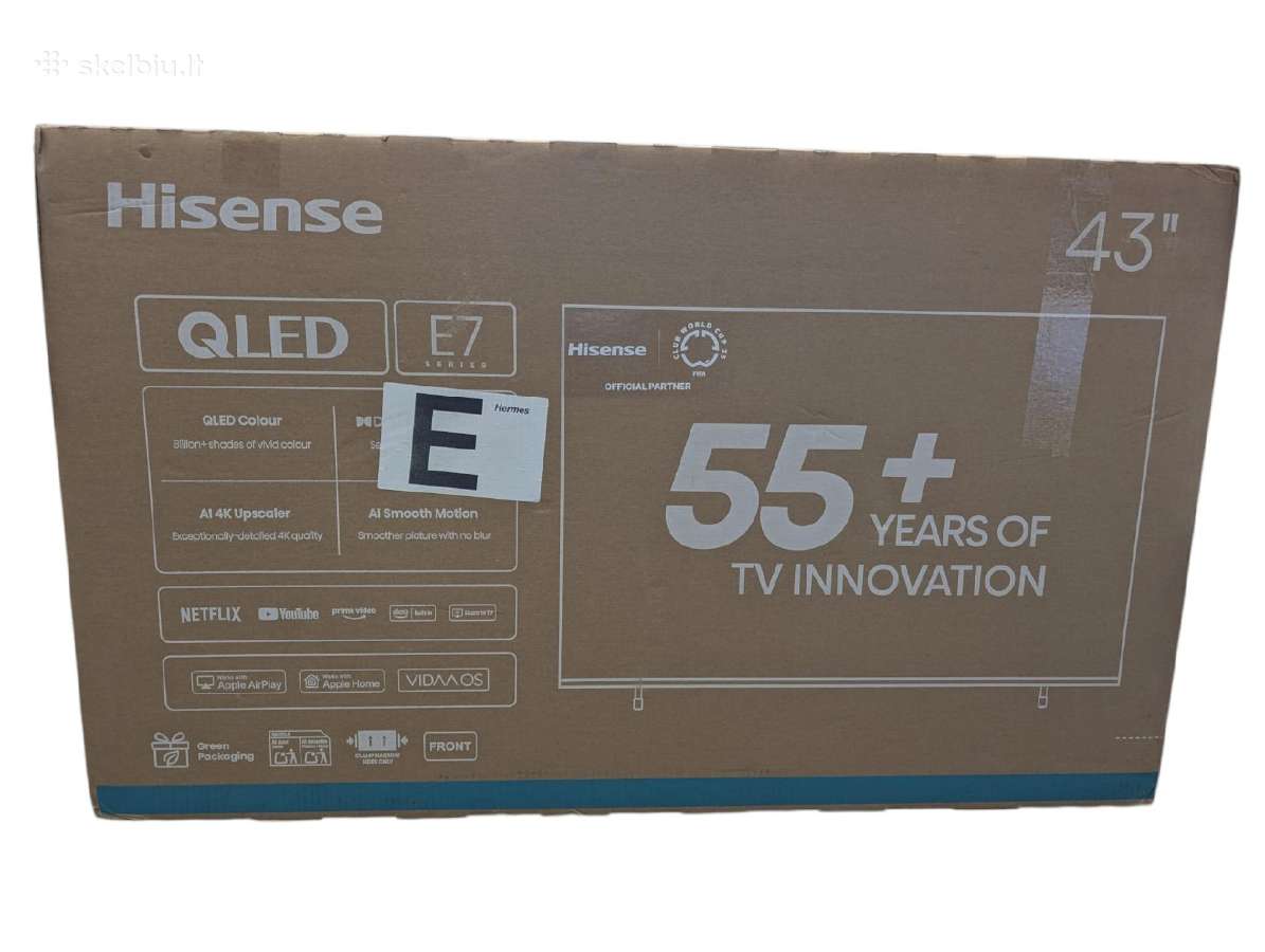 Hisense 43e77q Qled 43 4k Uhd Smart TV +6mėn. - nuotraukos Nr. 6