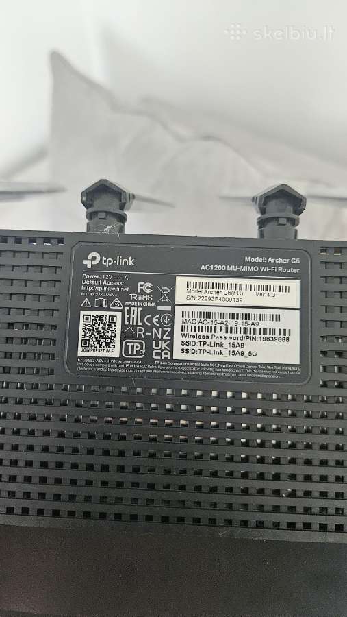 Tp-link Archer C6 V.4 - nuotraukos Nr. 2