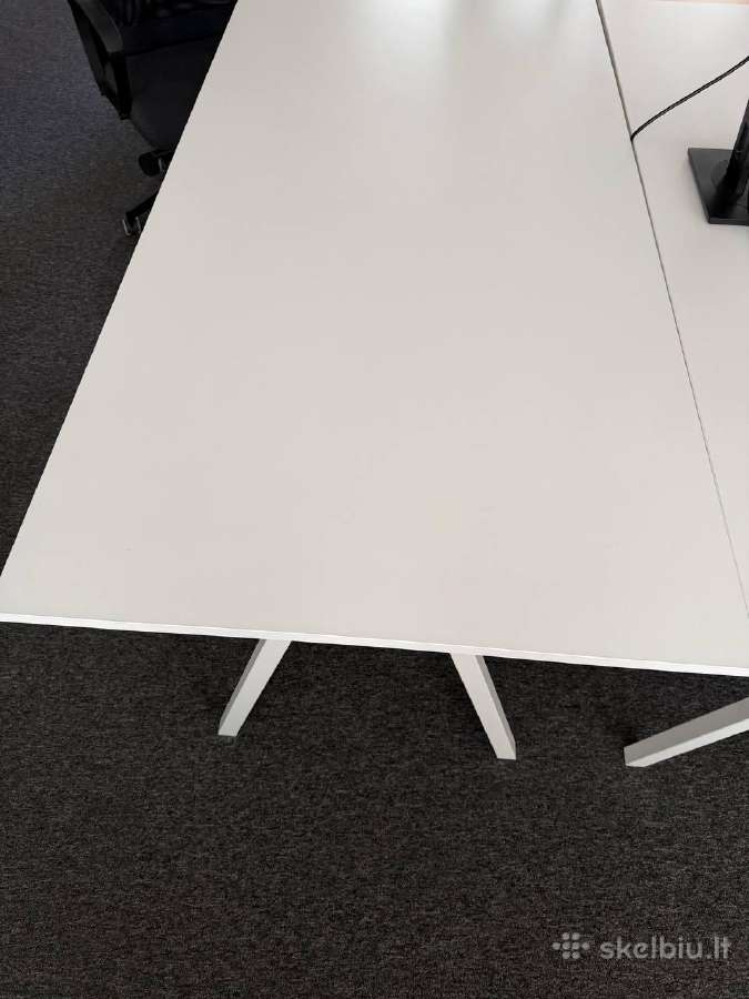 Ikea Trotten Desk, White, 160x80 cm, Office Desk, - nuotraukos Nr. 3
