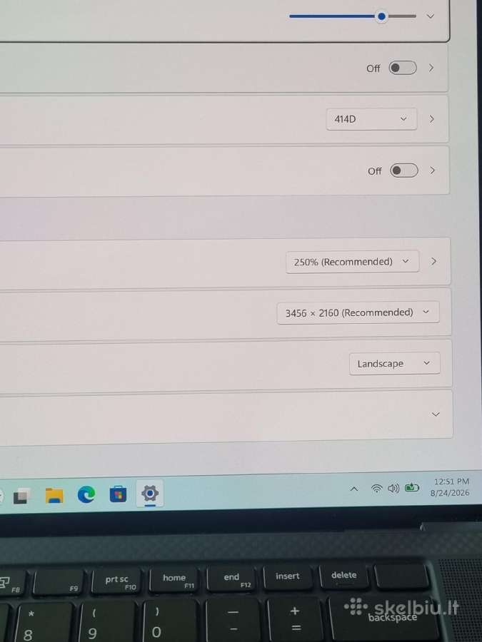 Dell Xps 15 9510 i7 Rtx 3050ti 4k - nuotraukos Nr. 11