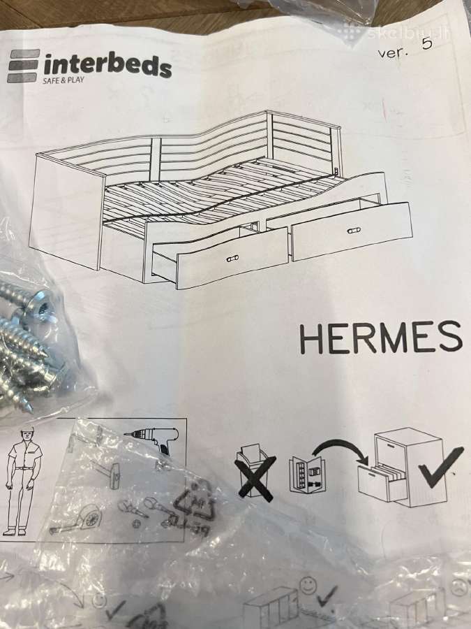 Ikea Išskleidžiama lova Hemnes - nuotraukos Nr. 9
