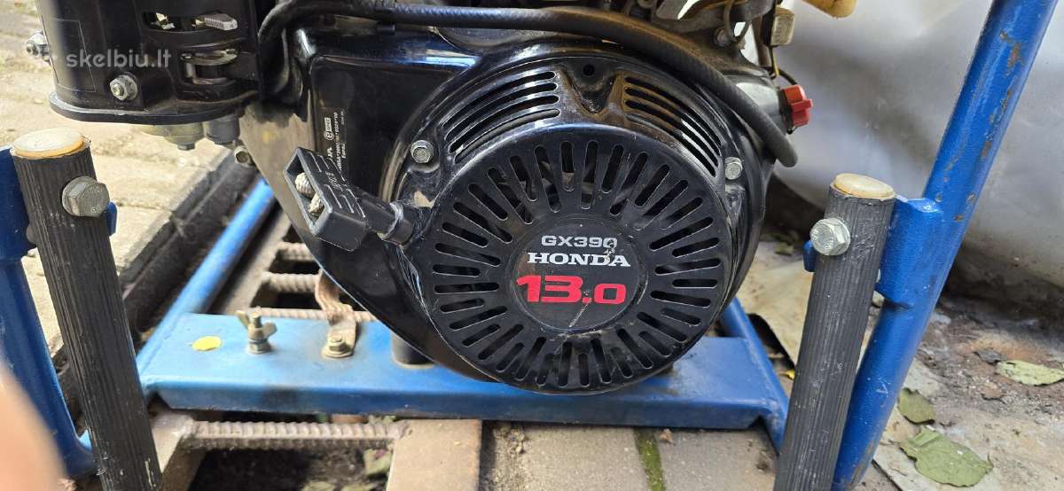 Galingas trifazis 6,1 kv generatorius Geko / Honda - nuotraukos Nr. 2