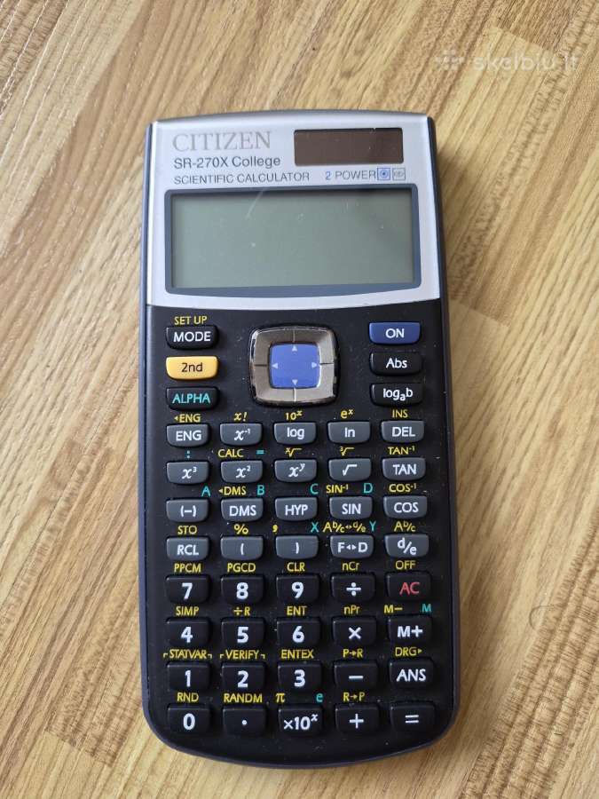 Skaičiuotuvas Citizen Sr-270x (274 funkcijos) - nuotraukos Nr. 2