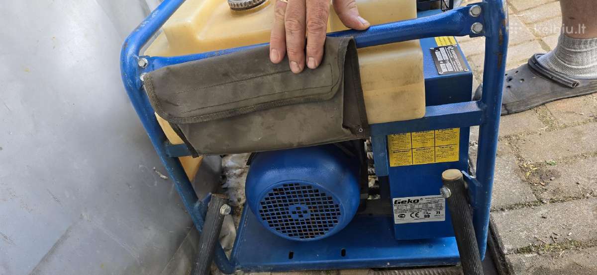 Galingas trifazis 6,1 kv generatorius Geko / Honda - nuotraukos Nr. 5