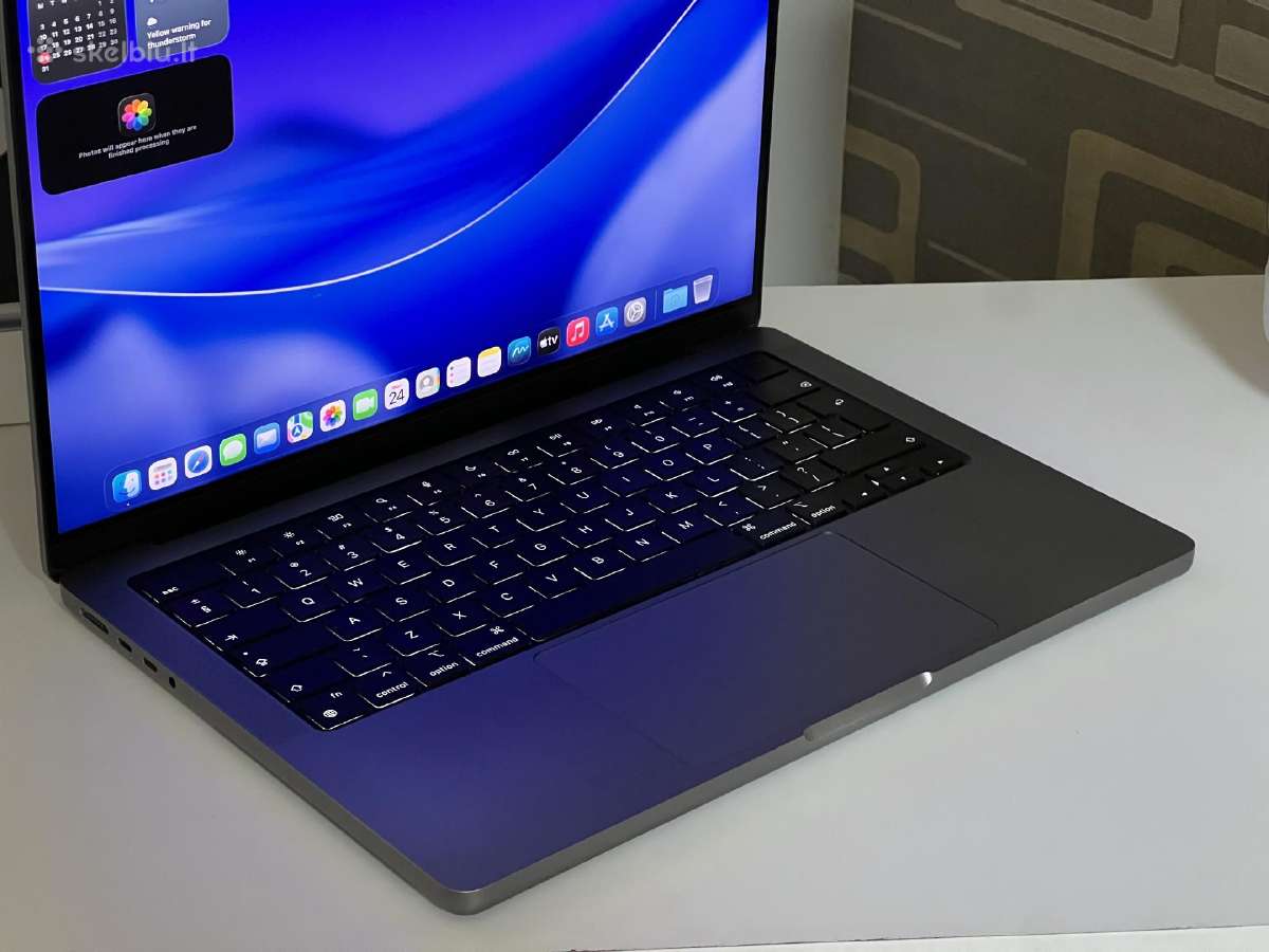 Parduodamas MacBook Pro 14 su M1 Pro, Xdr 120hz. - nuotraukos Nr. 3