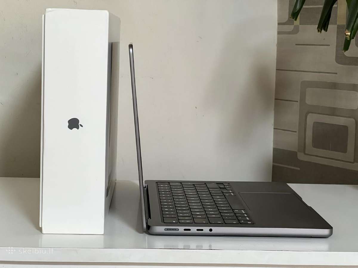 Parduodamas MacBook Pro 14 su M1 Pro, Xdr 120hz. - nuotraukos Nr. 5