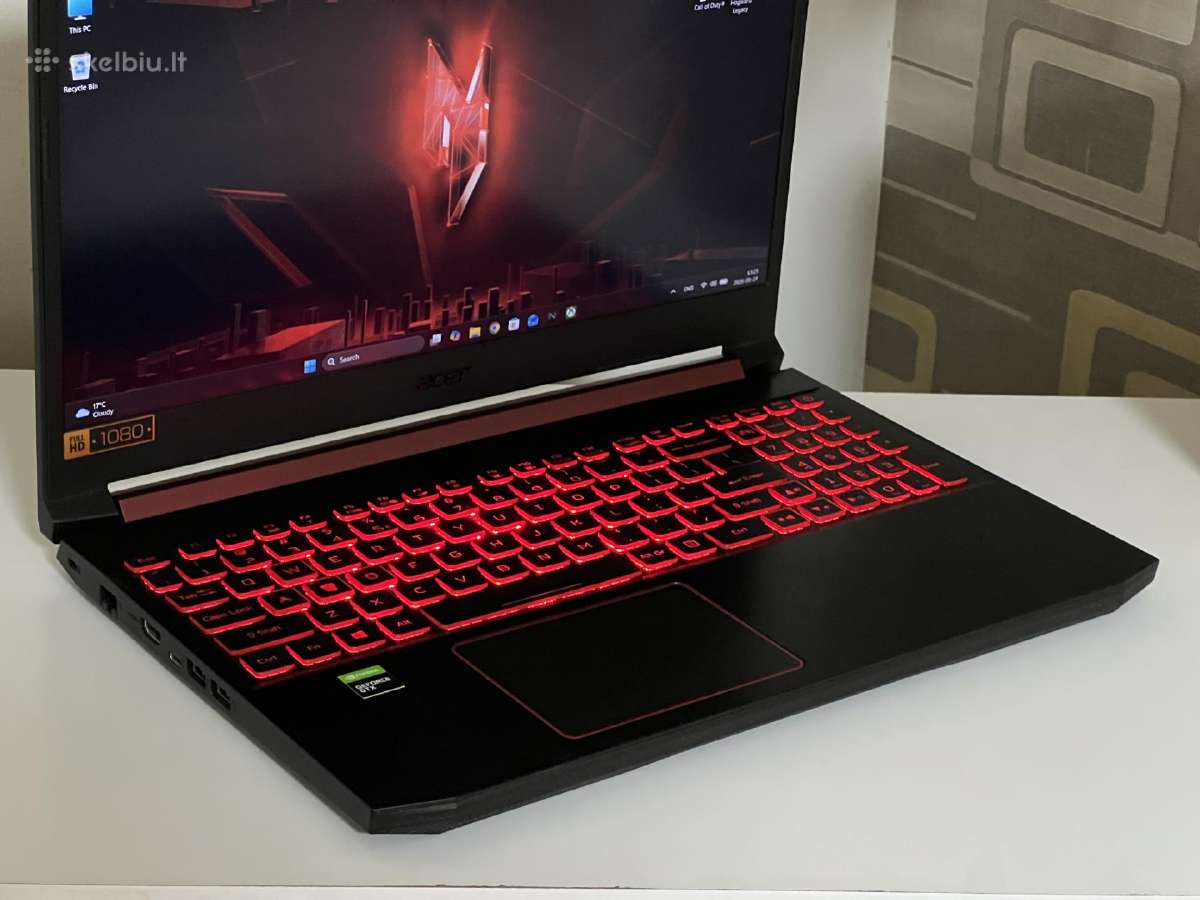 Parduodamas Acer Nitro 5 su Gtx 1050, I5-9k, 512gb - nuotraukos Nr. 3